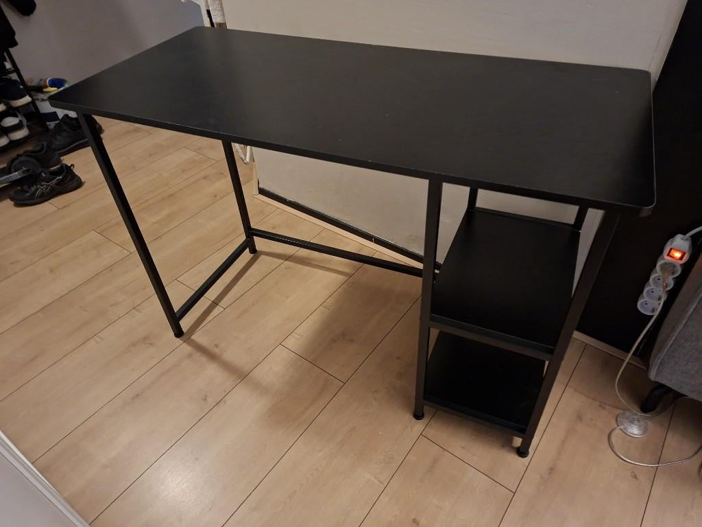 Computer bureau, Ophalen, Zwart, Hout, Zo goed als nieuw