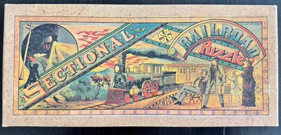 Sectional Railroad Puzzel 1960, Ophalen of Verzenden, Minder dan 500 stukjes, Gebruikt, Legpuzzel