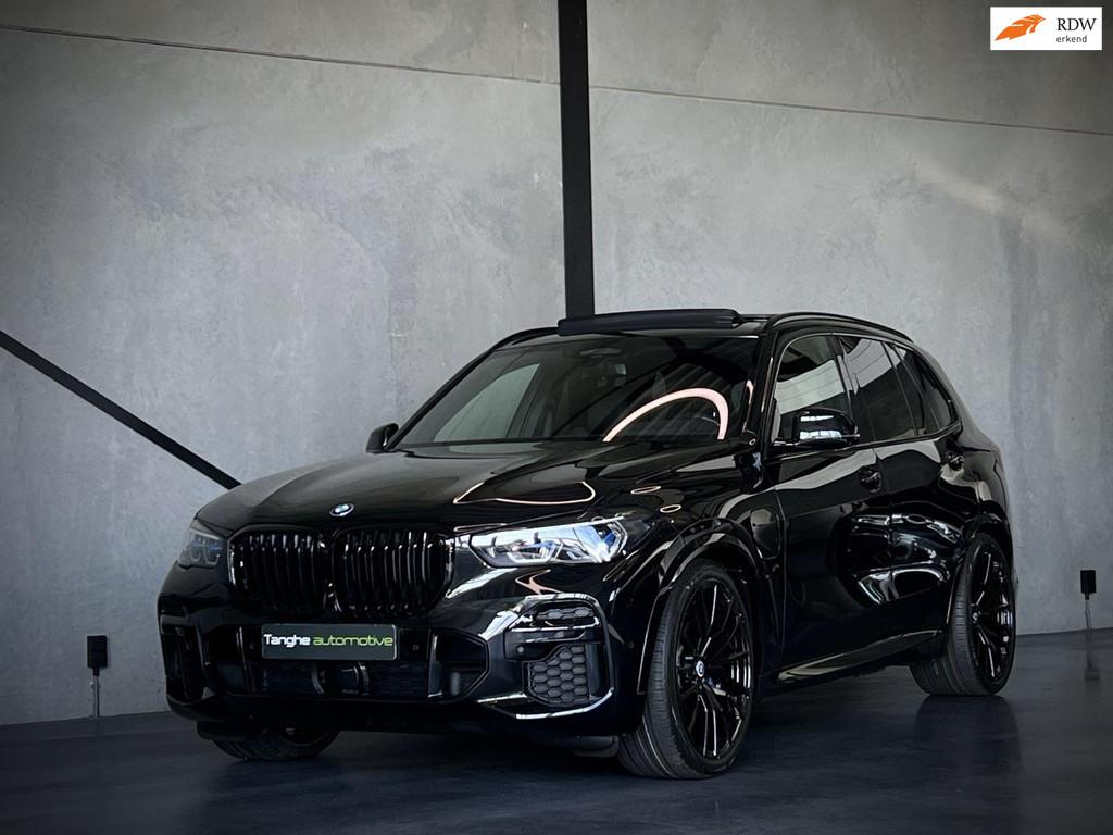 BMW X5 XDrive45e M-Sport Comfortstoelen, Panodak, HUD, Displ, Gebruikt, Zwart, Vierwielaandrijving, Hybride Elektrisch/Benzine