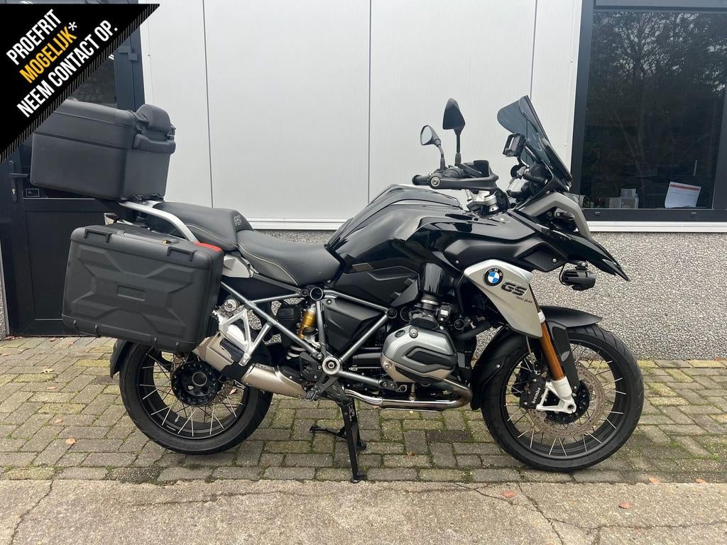 BMW R 1200 GS ABS-ASC-ESA (bj 06-2017) Triple Black, 2 cilinders, Motorrijbewijs A, Bedrijf, Meer dan 35 kW