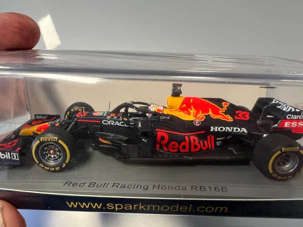 Red Bull Racing Honda RB16B Max Verstappen Emilia Romagna GP, Ophalen of Verzenden, Zo goed als nieuw, Formule 1