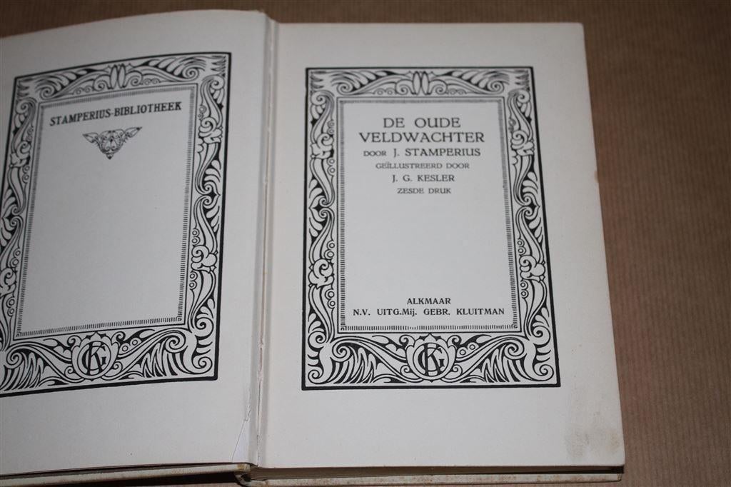 De oude veldwachter. J. Stamperius. Kluitman 1933., Ophalen of Verzenden, Gelezen