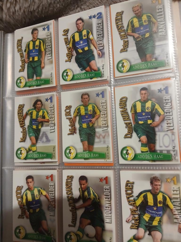 All Star Eredivisie 2003/2004 verzamelmap met legends, Verzamelen, Sportartikelen en Voetbal, Ophalen of Verzenden, Gebruikt, Ajax