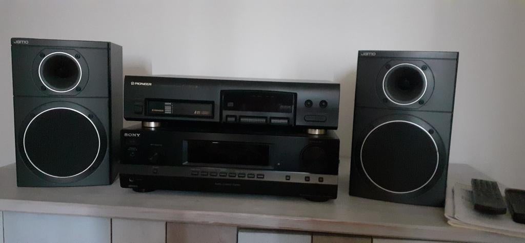 Stereo-set Tuner Sony, Pioneer 6 disc, Jamo speakers, Audio, Tv en Foto, Stereo-sets, Ophalen, Gebruikt, Tuner of Radio, Overige merken