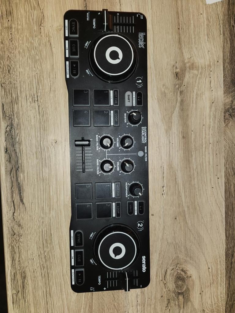 Hercules DJControl Starlight DJ-set voor beginners/kinderen, Muziek en Instrumenten, Dj-sets en Draaitafels, Dj-set, Overige merken