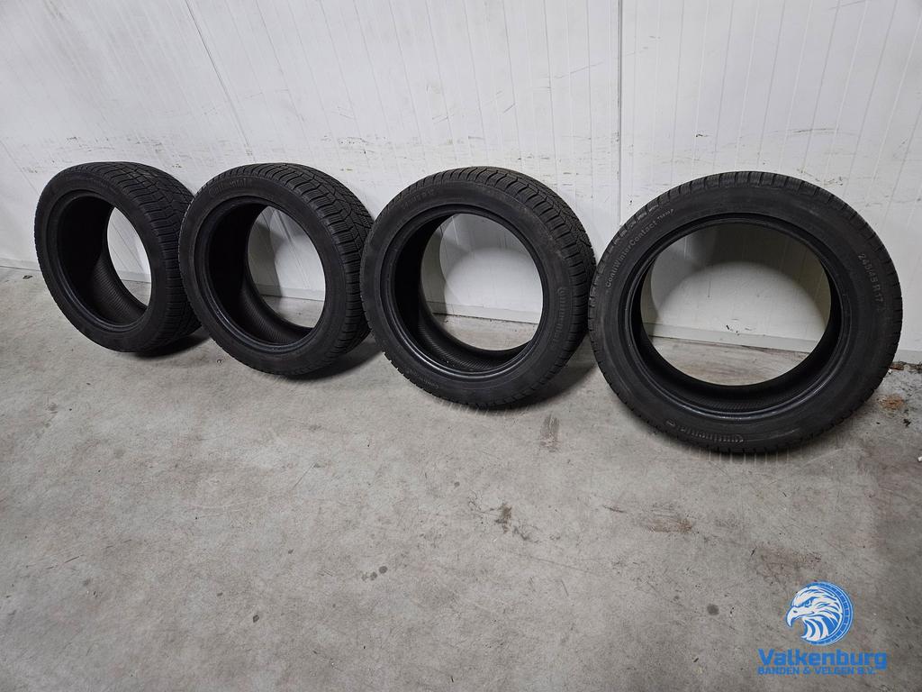 6-7mm! Winterbanden 245/45R17 Continental ContiWinterContact, Auto-onderdelen, Banden en Velgen, -, -, 17 inch, Band(en)