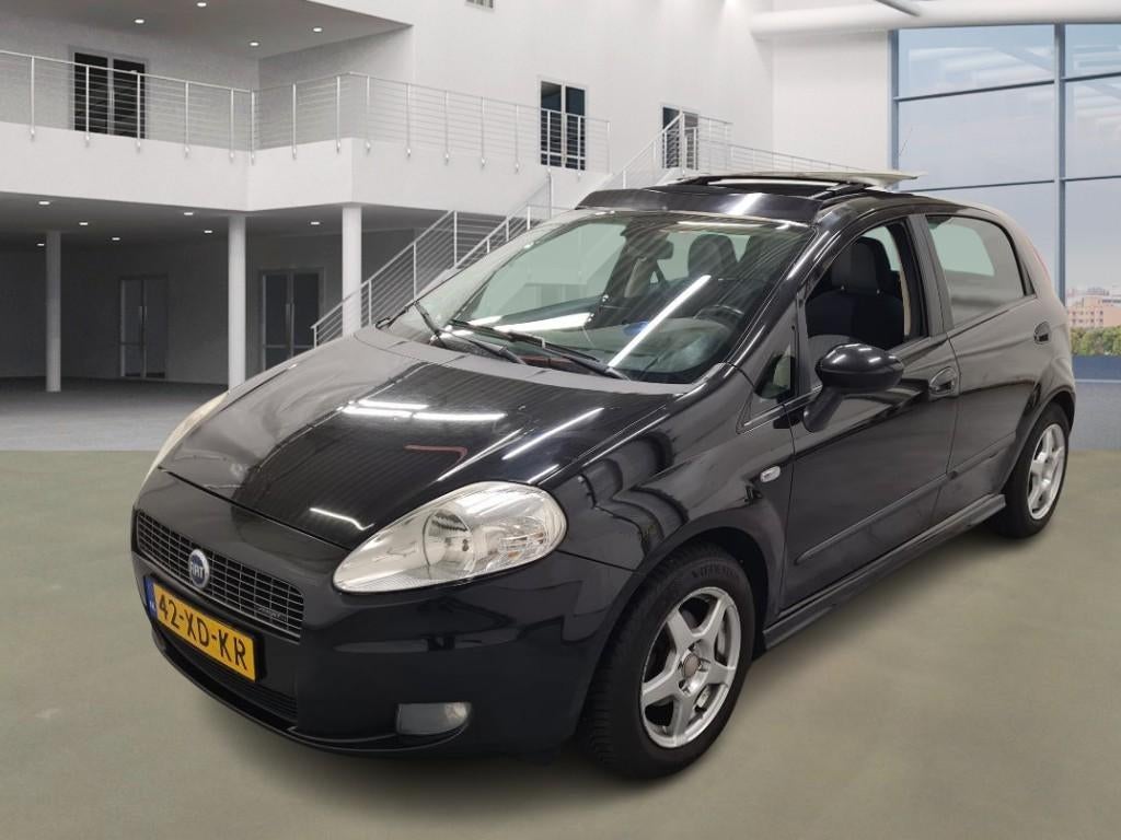 Fiat Grande Punto 1.4-16V Emotion LPG 5drs ( APK KEURING BIJ, Auto's, Fiat, Voorwielaandrijving, Stof, Metallic lak, 4 cilinders