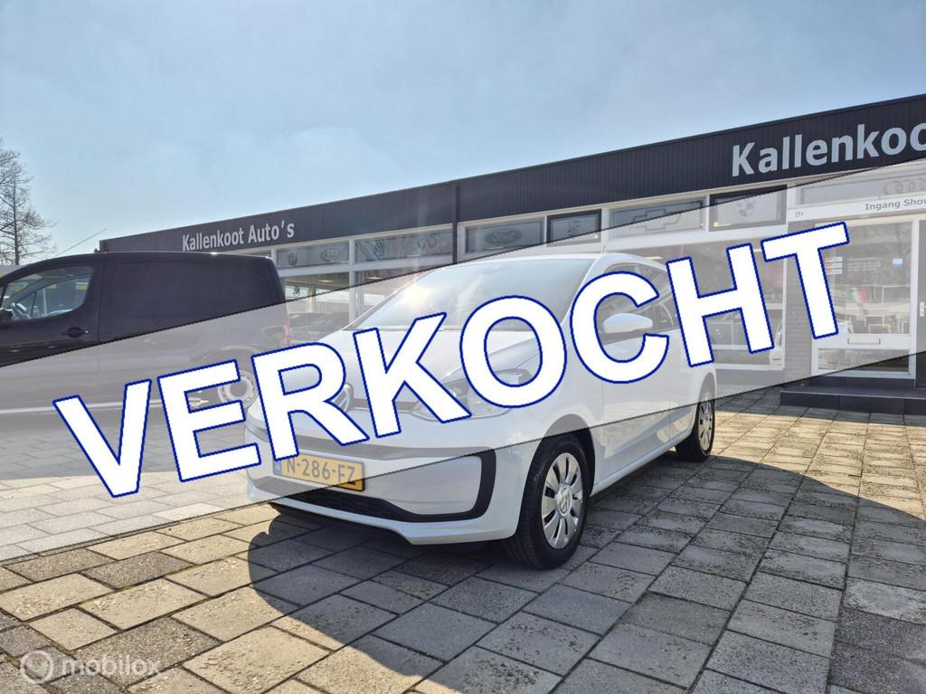 Volkswagen Up! 1.0 | 1e Eigenaar, NAP, Airco, DAB, Bluetooth, Stof, Gebruikt, 4 stoelen, Origineel Nederlands