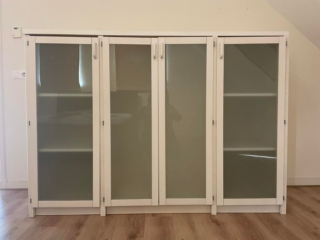 Lundia kast wit, Ophalen, Gebruikt, 100 tot 150 cm, 150 tot 200 cm