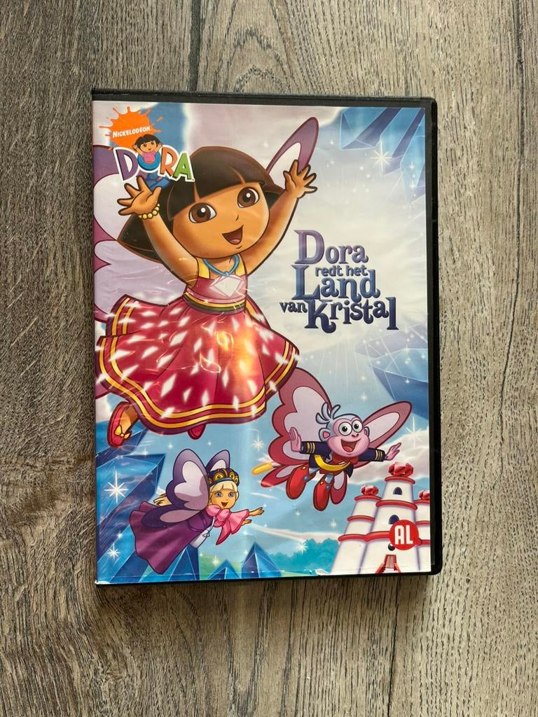 Dvd dora redt het land van kristal, Cd's en Dvd's, Alle leeftijden, Ophalen of Verzenden, Gebruikt, Educatief