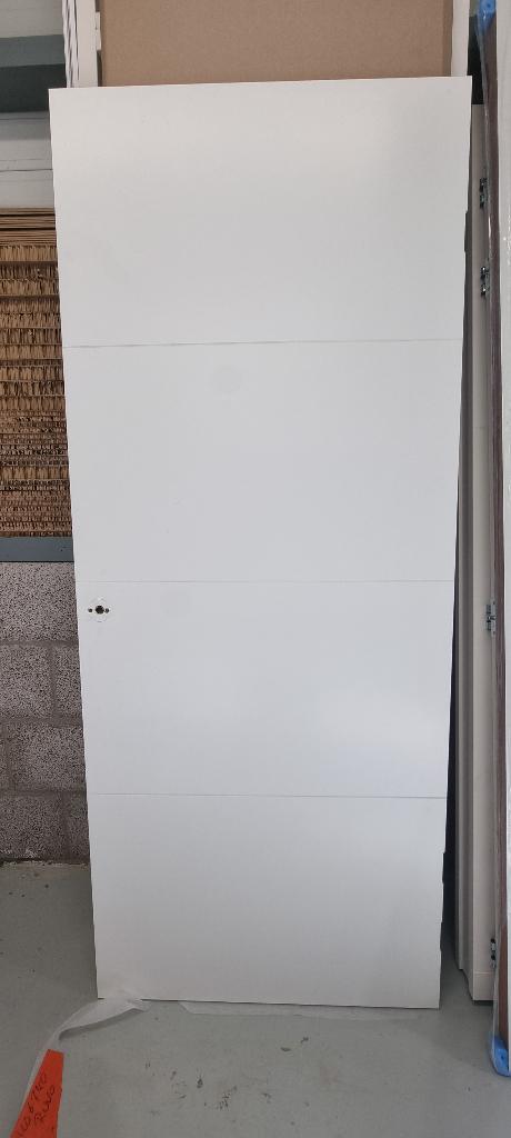 Binnendeur met freeslijnen, Ophalen, 80 tot 100 cm, 215 cm of meer, Binnendeur