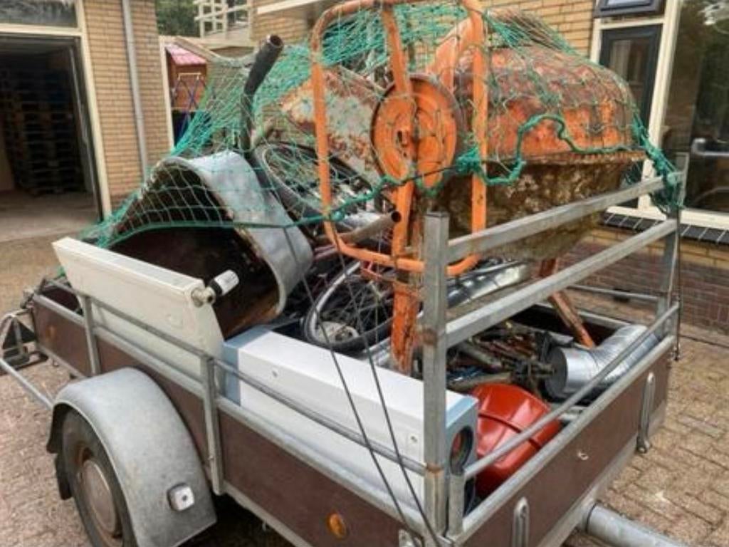 Oud ijzer en metalen inleveren Damwâld eo., Ophalen, Zo goed als nieuw