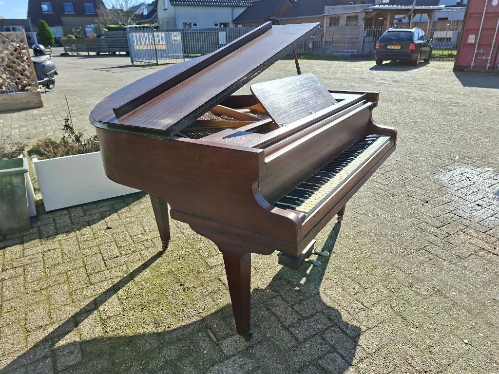 zeer oude uitstekende vleugel piano mahonie hout, Muziek en Instrumenten, Piano's, Ophalen, Gebruikt, Vleugel