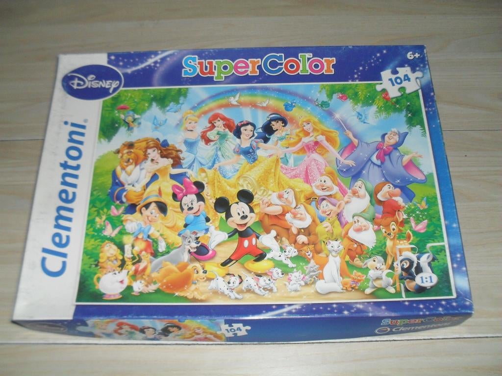 Disney puzzle 104 stukken, Hobby en Vrije tijd, Denksport en Puzzels, Ophalen, Minder dan 500 stukjes, Gebruikt, Legpuzzel