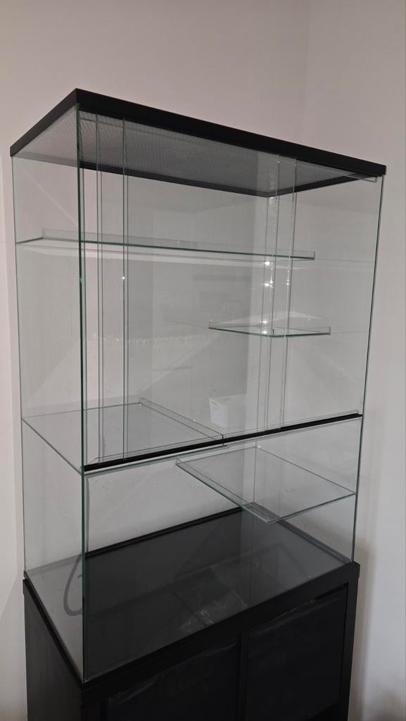 Zeer kompkete Gerbil tarrarium bxdxh 75x40x100 met toebehore, Maart, Meerdere dieren, Overige typen