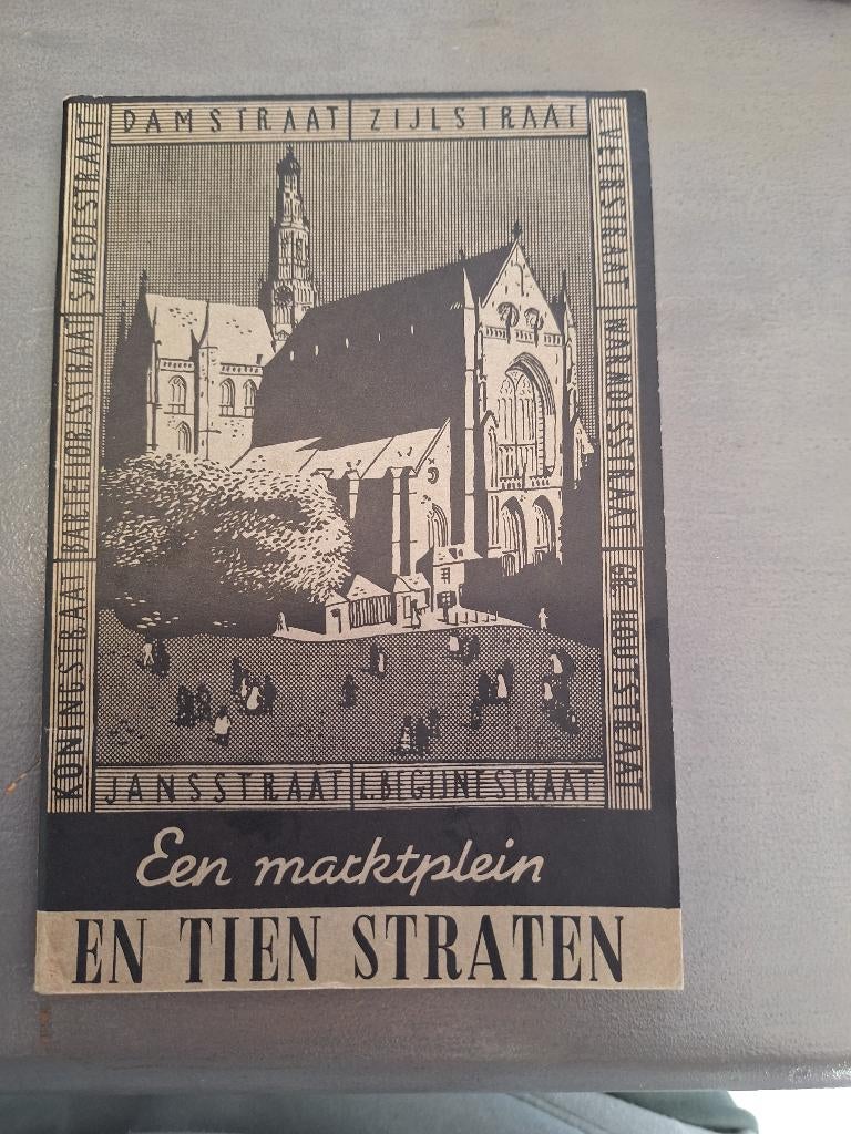 Boekje een Marktplein en tien straten Haarlem, Gelezen, 19e eeuw, Wim Snitker, Ophalen of Verzenden