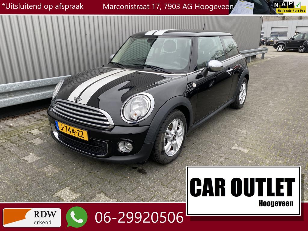 MINI Mini 1.6 One Pepper 128Dkm, A/C, CC, LM, nw. APK – In, Voorwielaandrijving, Euro 5, Stof, 4 stoelen