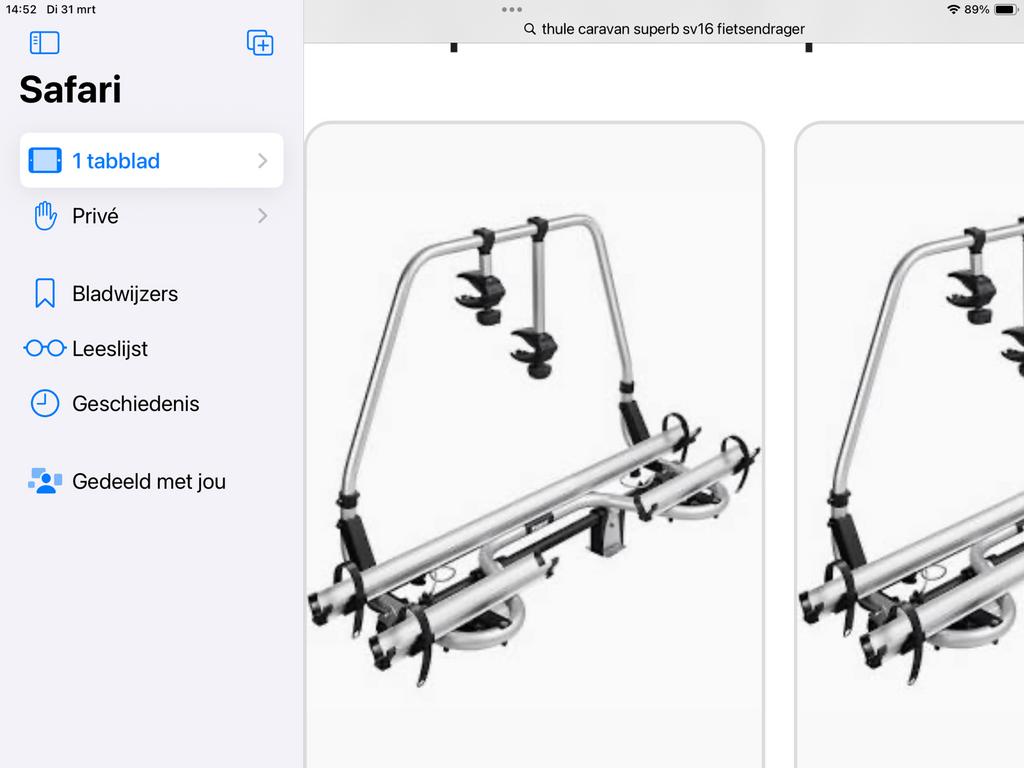 Thule superb SV16 fietsendrager, Ophalen, Nieuw