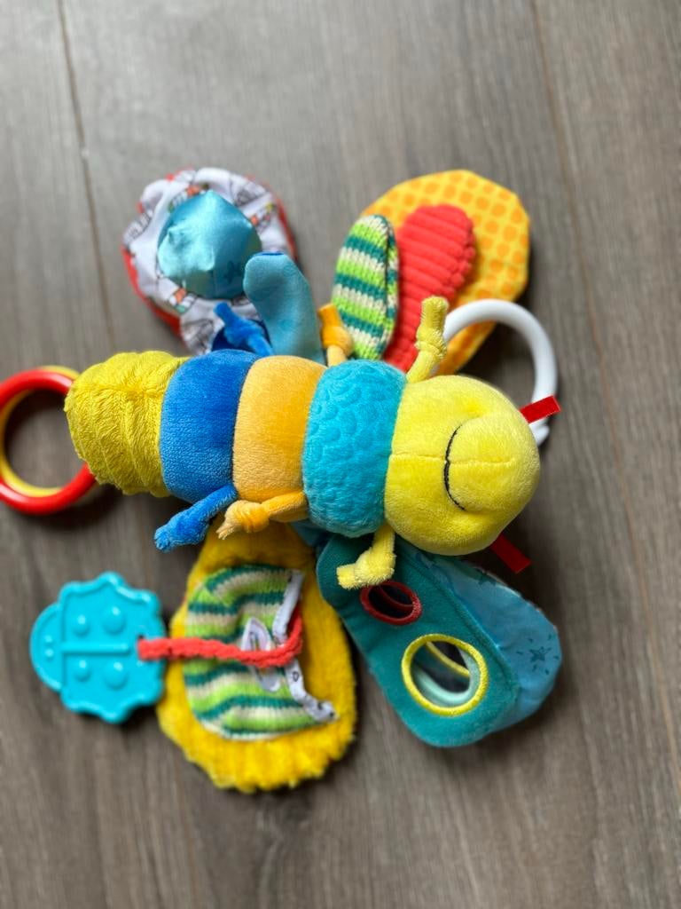 Lamaze Freddie de Vuurvlieg - Grijp- en bijtspeelgoed, Kinderen en Baby's, Speelgoed | Babyspeelgoed, Ophalen of Verzenden, Zo goed als nieuw