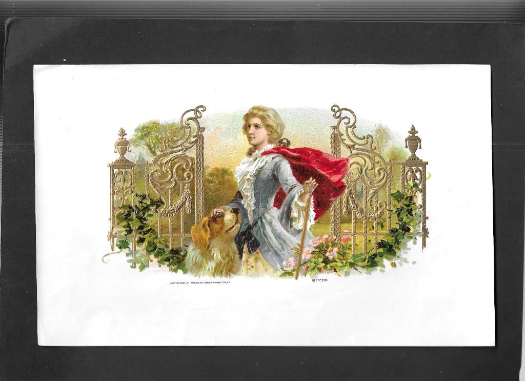 Etiket scan V4683, Ophalen of Verzenden, Gebruikt, Sigarenbandjes