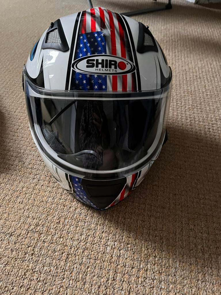 Moter helm met cardo set, Motoren, Ophalen, Tweedehands, XS, Overige merken