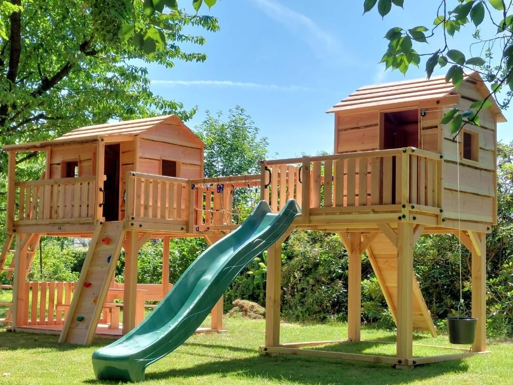 BOOMHUT BOSHUIS speeltoren speelhuis klimtoren speeltoestel, Ophalen, Nieuw, Schommel, Aanbouwonderdeel