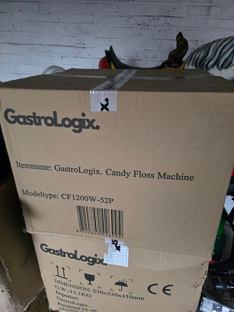 Nieuw in doos! Professionele suikerspinmachine. Groot, Ophalen, Nieuw, Overige