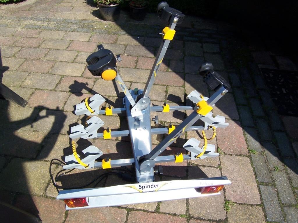 Fietsendrager Spinder Falcon , Auto diversen, Fietsendragers, Zo goed als nieuw, Trekhaakdrager, Ophalen