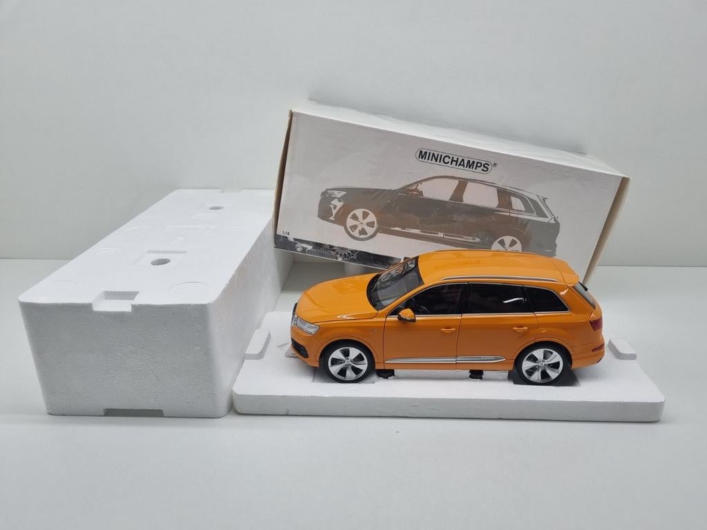 Minichamps Audi Q7 S-Line 1/300 1:18 Nieuw, Ophalen of Verzenden, Nieuw, Auto, MiniChamps