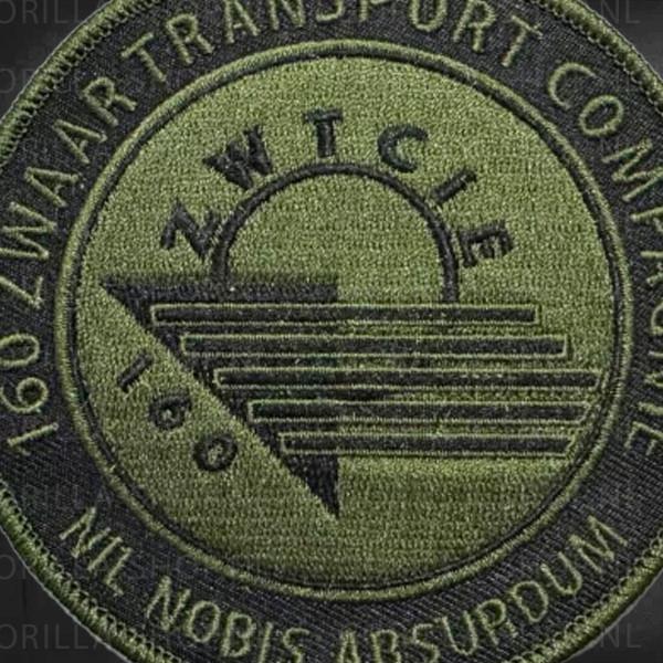 160 ZWTCIE Patches, Verzamelen, Ophalen, Landmacht, Nederland, Embleem of Badge