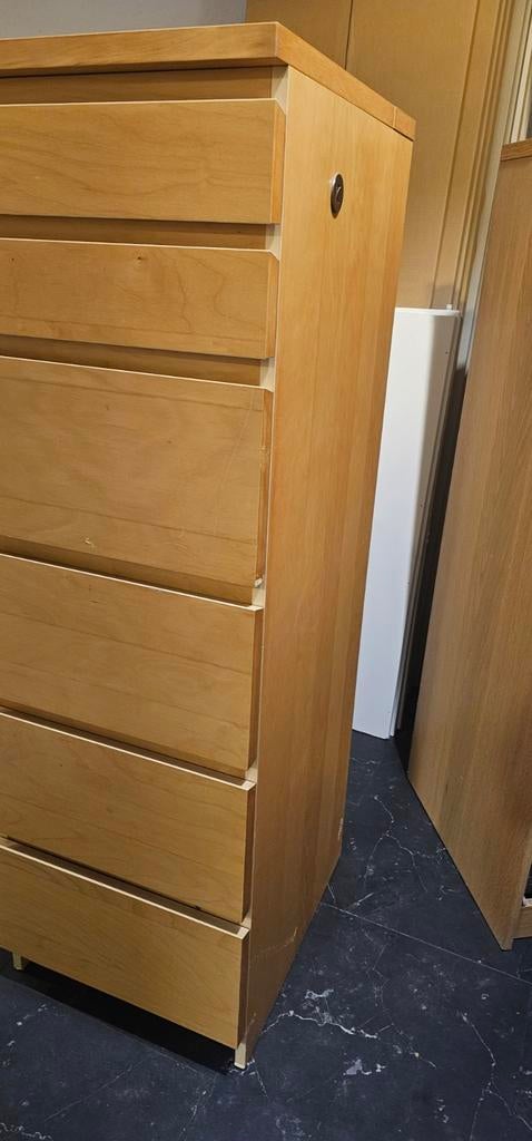 Ikea Malm ladekast 1x, Huis en Inrichting, Kasten | Kledingkasten, Overige materialen, Gebruikt, 100 tot 150 cm, 25 tot 50 cm