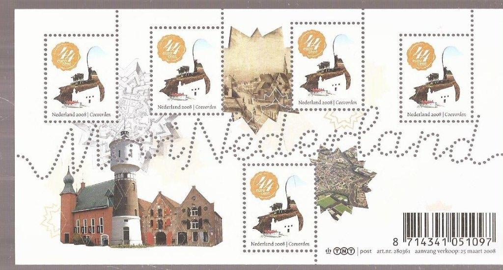 Postzegelvelletje Mooi Nederland Coevorden Postfris Prachtig, Postzegels en Munten, Postzegels | Nederland, Ophalen of Verzenden
