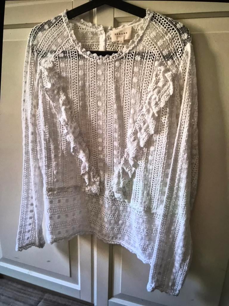 Sezane, Kleding | Dames, Maat 38/40 (M), Wit, Ophalen of Verzenden, Zo goed als nieuw