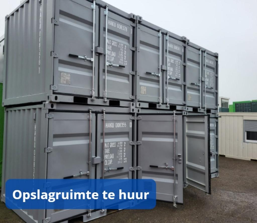 Opslagcontainer 8 ft huren, Ophalen