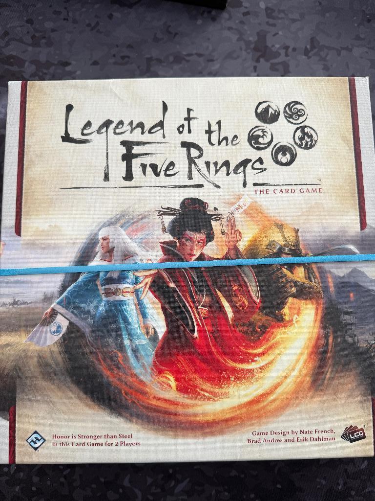 Legend of the five rings, Een of twee spelers, Ophalen of Verzenden, Zo goed als nieuw, Fantasy Flight Games
