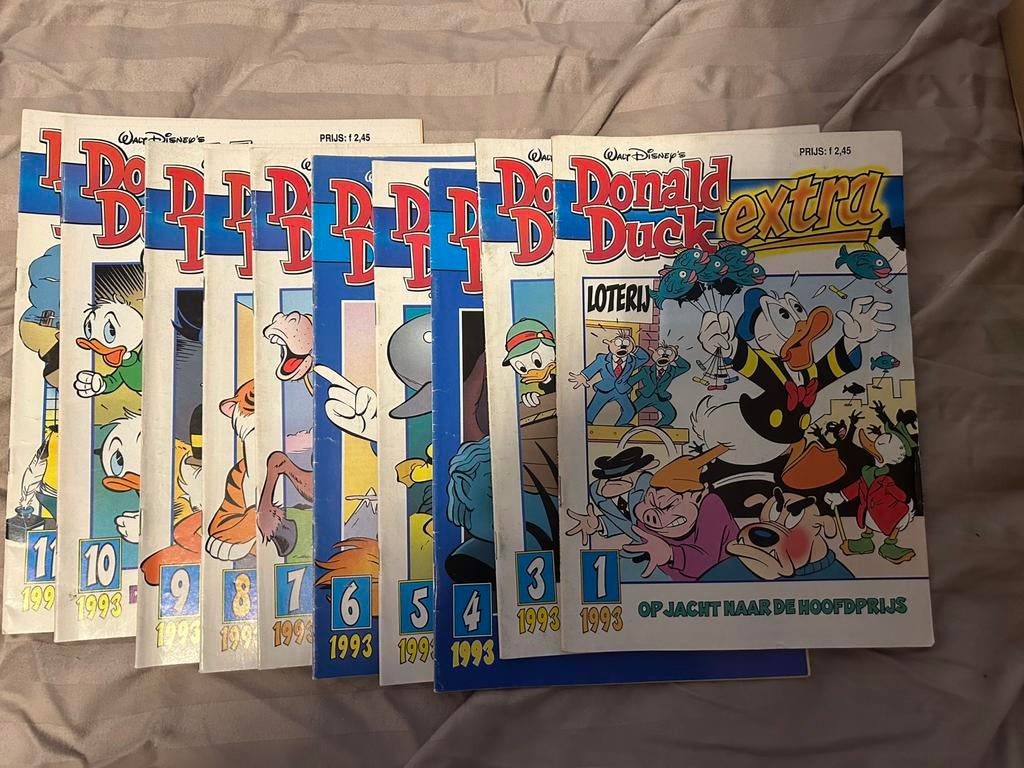 ZGAN Donald Duck Extra 1993 nummer 1, 3 t/m 11, Boeken, Strips | Comics, Zo goed als nieuw, Eén comic, Amerika, Ophalen of Verzenden