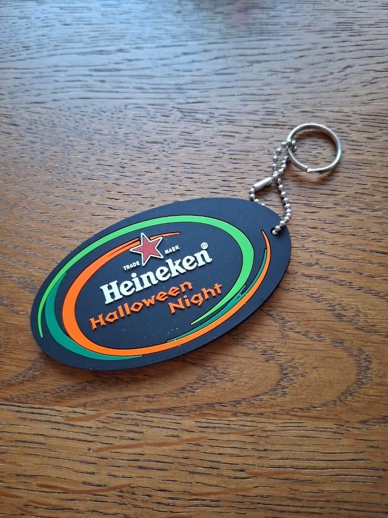 Heineken halloween sleutelhanger rubber, Verzamelen, Biermerken, Ophalen of Verzenden, Nieuw, Overige typen, Heineken