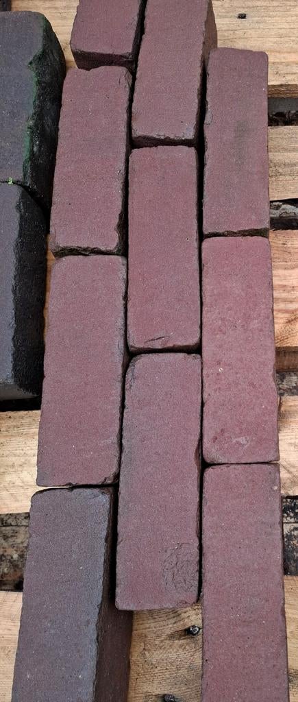 Gebakken dikformaat rood 30m2, Tuin en Terras, Tegels en Klinkers, Ophalen, Keramiek, Klinkers