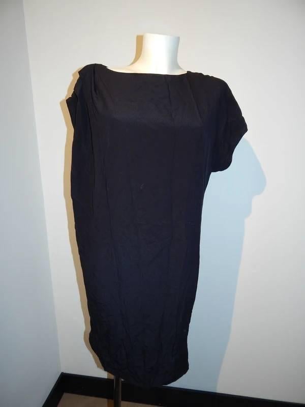 Missoni zwarte jurk deels zijde a symetrisch model mt M, Maat 38/40 (M), Verzenden, Zwart, Zo goed als nieuw