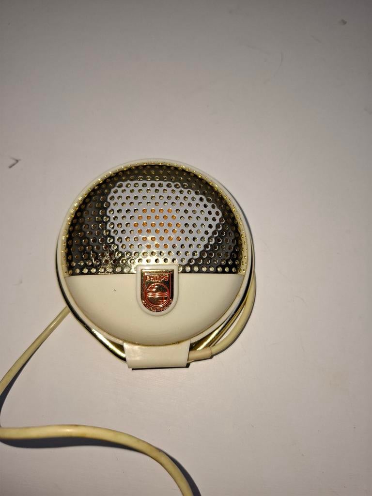 Vintage Philips microfoon met verpakking, Ophalen of Verzenden, Gebruikt, Overige typen