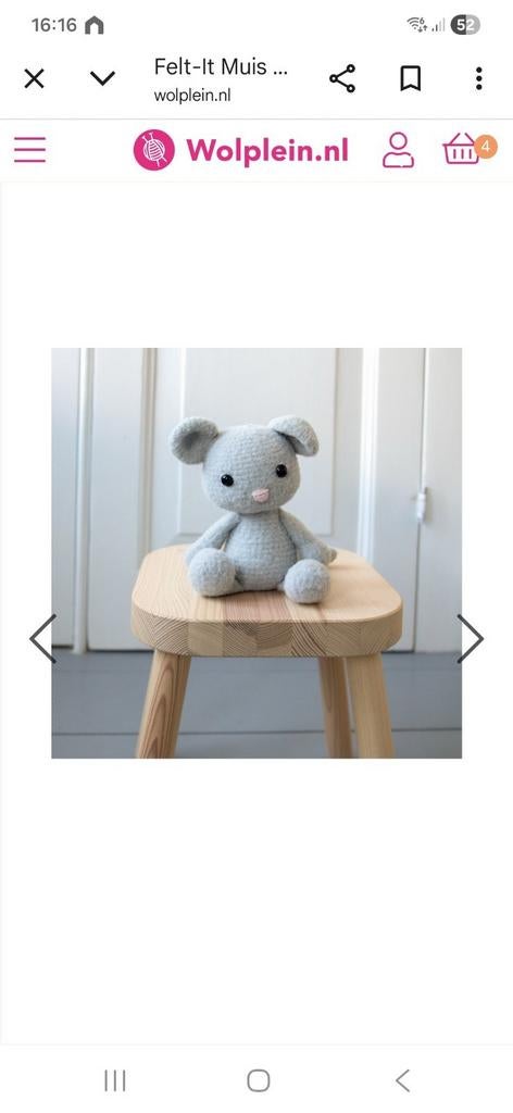 Haakpakket nieuw, Ophalen of Verzenden, Nieuw, Haken, Patroon of Boek