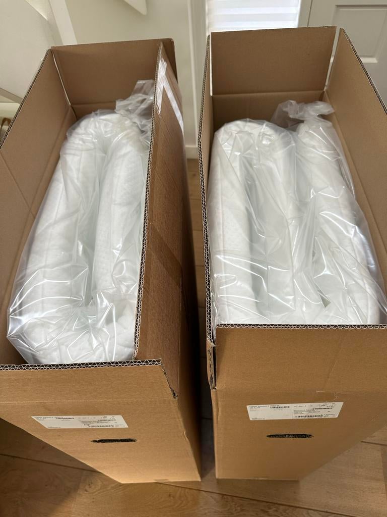 2 Auping Comfort Toppers 100x210 - Nieuw in doos, Huis en Inrichting, Slaapkamer | Matrassen en Bedbodems, Ophalen, 100 cm, Eenpersoons