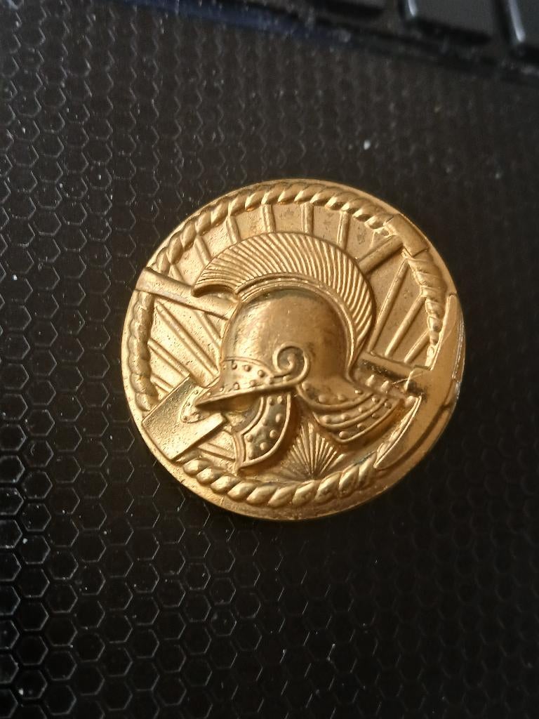 Koperen speld genie / pioniers, Ophalen of Verzenden, Landmacht, Nederland, Embleem of Badge