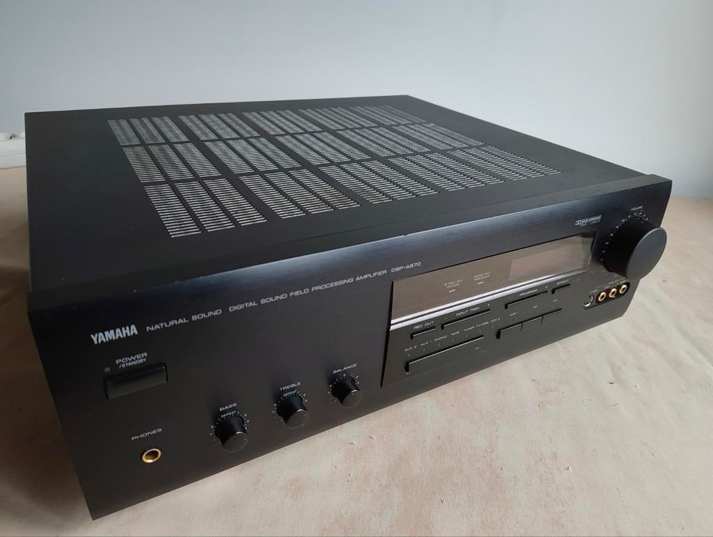 Yamaha AV Amplifier DSP-A970 Top Geluidskwaliteit!, Gebruikt, Yamaha, Ophalen of Verzenden, 60 tot 120 watt