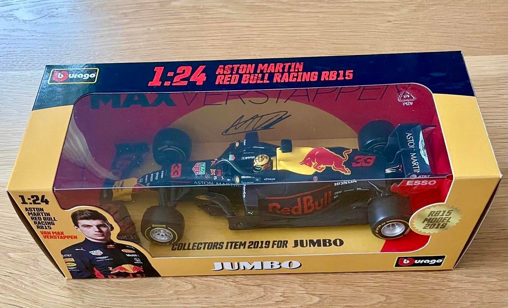 Max Verstappen jumbo auto 2019, Ophalen of Verzenden, Nieuw, Auto, Bburago