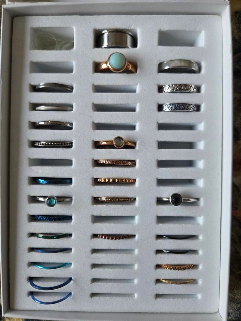 Ixxxi basisring maat 18 met 26 vulringen, Ophalen of Verzenden, Overige materialen, Ring