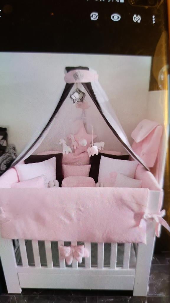 Royal baby collectie roze grijs en antraciet diverse sets, Ophalen of Verzenden, Ledikant