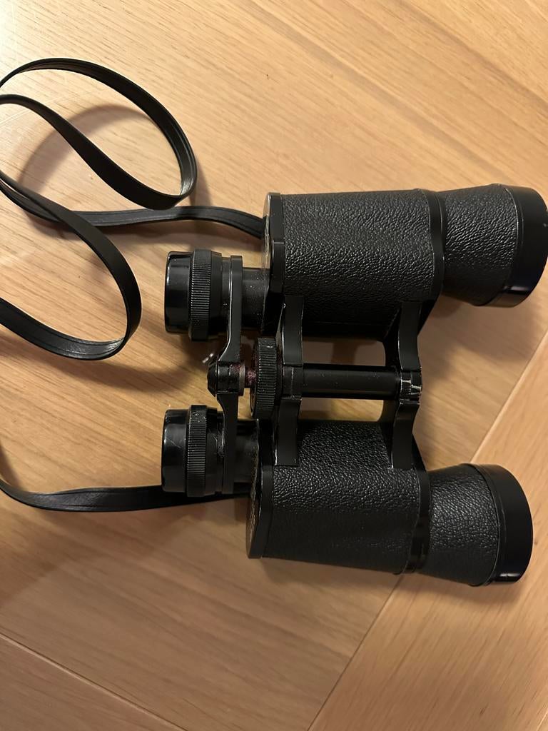 NOBLESSE Verrekijker met opbergtas, Gebruikt, 8 tot 12x, Met hoes of tas, Porro (met knik)