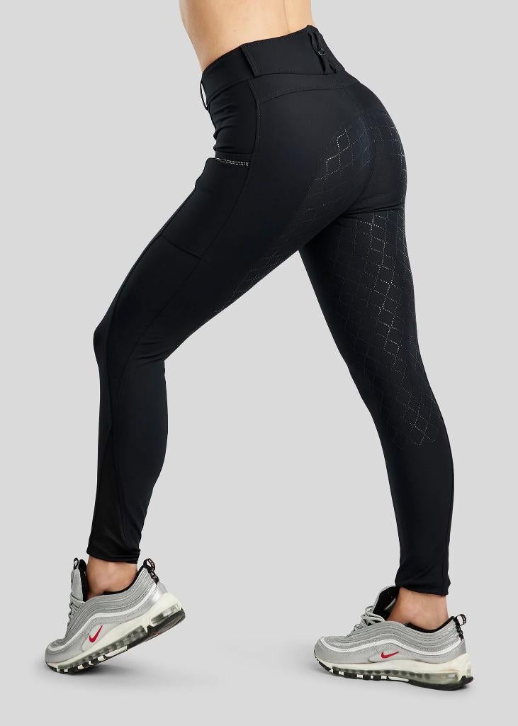 Montar MoMaggie Gun Metal Crystal, Full Grip, maat 40, 42, Dieren en Toebehoren, Paardrijkleding, Dressuur, Nieuw, Dames, Onderkleding