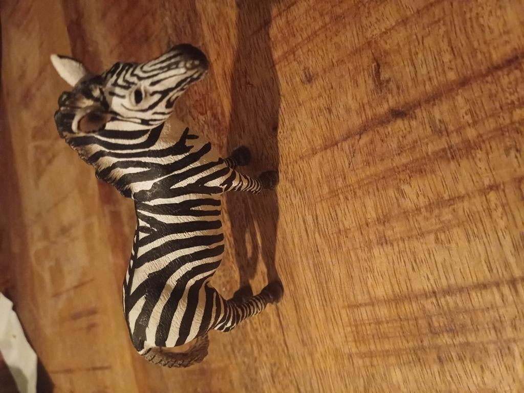 Schleich zebra hengst, Ophalen of Verzenden, Zo goed als nieuw, Wild dier, Beeldje of Figuurtje